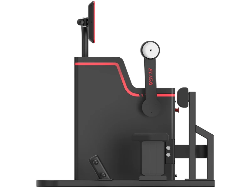 Пресс машина T166 - Вид сбоку (Eliga)