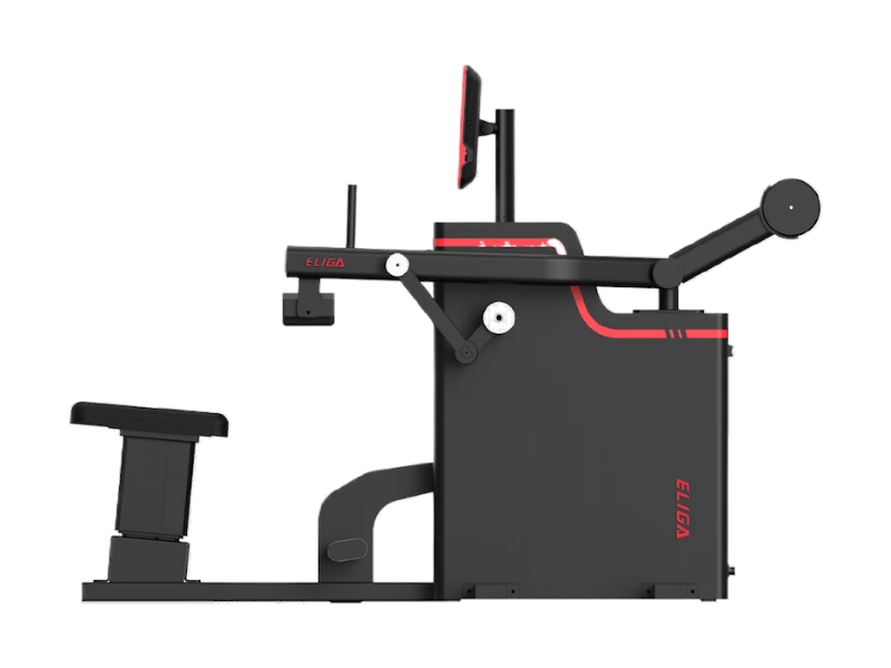 Тренажер для голени сидя T171 - Вид сбоку (Eliga)