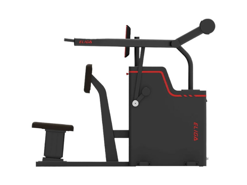 Жим плечами сидя Seated Shoulder Press T156 - Вид сбоку (Eliga)