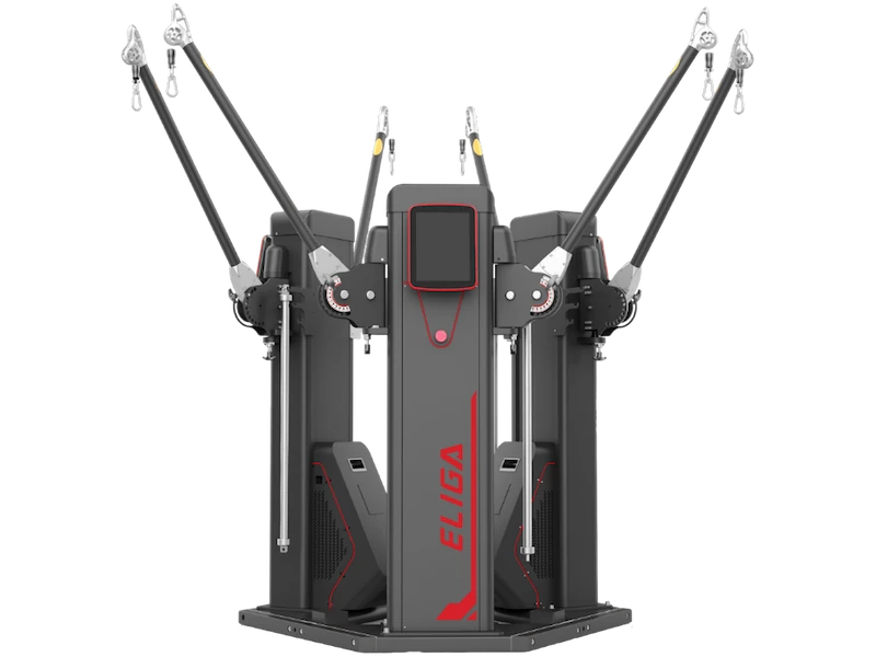 Тройной функциональный тренажер V5173 - Вид в изометрии (Eliga)