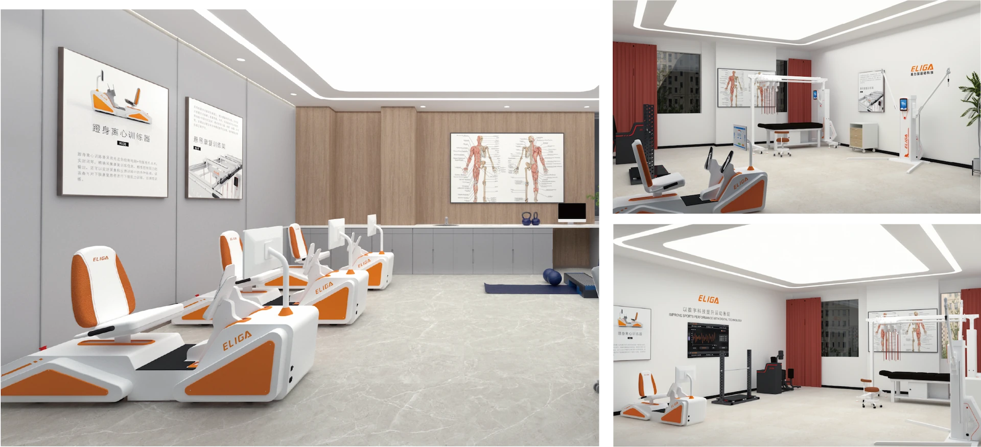 Реабилитационный зал 60 м²